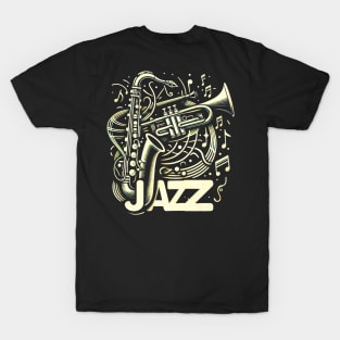Stylish Jazz T-Shirts for Music Lovers T-Shirt